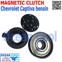 คลัชคอมแอร์ เชฟโรเลต แคปติว่า ปี 2012 ยื้นน้อย เบนซิน MGC0039 Magnatic Clutch Assembly Set for Chevrolet Captiva 2012 ชุดหน้าคลัชคอมแอร์ อะไหล่ แอร์ รถยนต์น้าคลัชคอมแอร์ อะไหล่ แอร์ รถยนต์