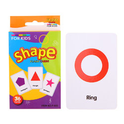 บัตรคำหมวดรูปร่าง Flash Cards (Shape)