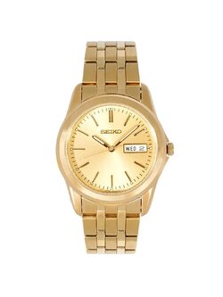 SEIKO นาฬิกาข้อมือผู้ชาย สายสแตนเลสทอง รุ่น SGGA48P1 (สีทอง)