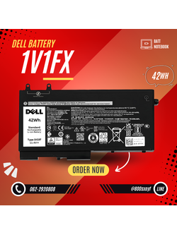 Battery Dell Latitude 5500, 5501, 3-Cell 42Wh, แบตเตอรี่ Dell 1V1XF ของแท้รับประกันศูนย์ Dell Thailand ราคาไม่แพง