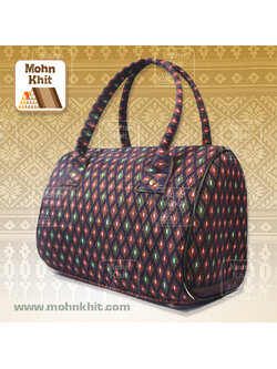 กระเป๋าขาวม้า,กระเป๋าผ้าขิด กระเป๋าถือแพรวา กระเป๋าหิ้ว 12x23x23 Cm//Khit Bag, Tote Bag, Tote Bag