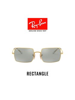 RayBan RB1969 Rectangle 001/W3 photo grey mirror grey