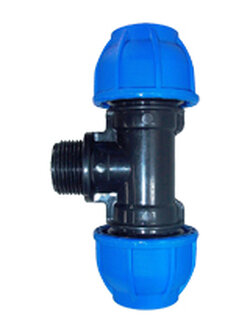 245 ข้อต่อสามทาง เกลียวนอก