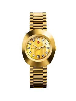 RADO นาฬิกาข้อมือสุภาพสตรี สายสแตนเลส รุ่น R12416633 - สีทอง