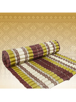 ที่นอนระนาดจัมโบ้ ที่นอนสุขภาพ ไม่ปวดหลัง 5ฟุต(150x180 Cm) //Wave mattresses Spa//Our traditional roll-up Thai Mattress is hand stuffed with natural kapok.