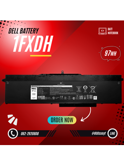 Battery Dell Precision 3541, 6-Cell 97Wh, แบตเตอรี่ Dell 1FXDH ของแท้รับประกันศูนย์ Dell Thailand ราคาไม่แพง