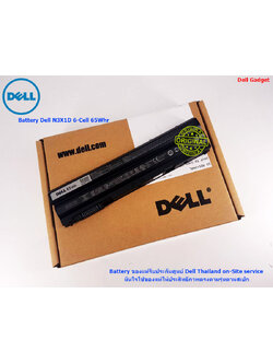 Battery Dell Precision M2800, 6-Cell, 65Wh, แบตเตอรี่ Dell N3X1D ของแท้รับประกันศูนย์ Dell Thailand On-site Service