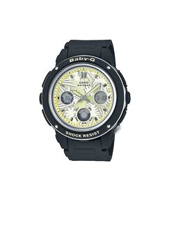 Casio Baby-G นาฬิกาข้อมือผู้หญิง สีดำ สายเรซิ่น รุ่น BGA-150F-1ADR