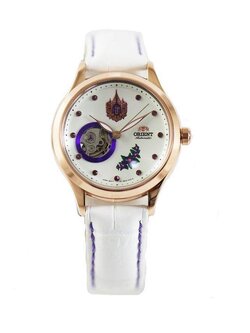 Orient Limited Edition นาฬิกาผู้หญิง สายหนัง รุ่น FDB0A00AW0 Princess Anniversary - White