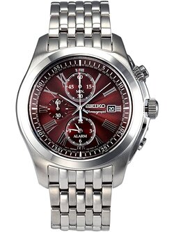 นาฬิกาข้อมือ ผู้ชาย Seiko Quartz Alarm โครโนกราฟ รุ่น SNAE51