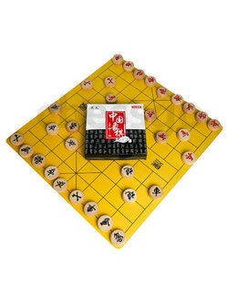 ชุดหมากรุกจีน(กระดานไม้บาง+ตัวไม้บีช#40)