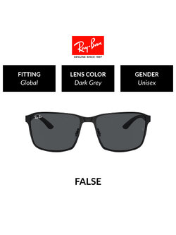 แว่นกันแดด Ray-Ban RB3721 186/87 SIZE59 FALSE DARK GREY