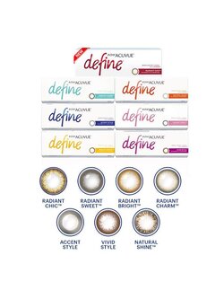 คอนแทคเลนส์รายวันเพื่อความงาม 1-DAY ACUVUE DEFINE