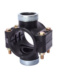 SUPER DOUBLE 357แคลมป์รัดแยก (ออกสองด้าน) แรงดันสูงสุด 8.0 บาร์