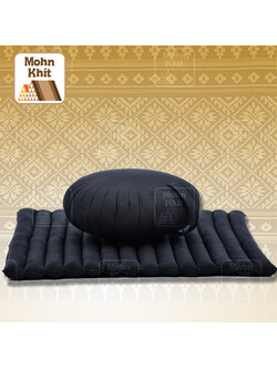 Set หมอนกลมเสื่อระนาดผ้าสีพื้นโยคะ//Dimension round Zafu seat pillow Mattress 69 x 78 x 4.5 cm