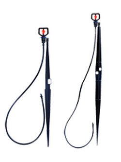 WING-C SET ชุดมินิสปริงเกลอร์ รุ่นปรับชดเชยแรงดัน พร้อมขาปักดินสูง 40 cm และสายไมโครยาว 60 cm