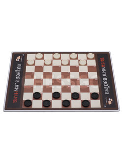 ชุดหมากฮอสมาตรฐาน (กระดานพลาสวูด+ตัวพลาสติกABS size L-24ตัว+ถุงผ้า)