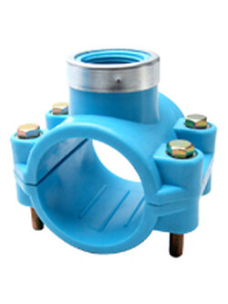 SUPER PVC SINGLE แคลมป์รัดแยก พีวีซี (ออกด้านเดียว) แรงดันสูงสุด 8.0 บาร์