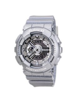Casio Baby-G สายเรซิ่น รุ่น BA-110-8ADR - Grey
