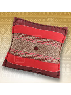 หมอนอิงเจาะกระดุมเล็ก 38x38 Cm, Thai Leaning Cushions backrest Khit, Pillow Small 38x38Cm Kapok100%