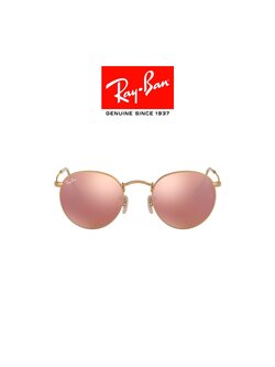 แว่นกันแดด RayBan RB3447 112/Z2 Size 50 MM. ROUND METAL