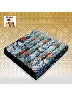 เบาะนั่งลายฮาวาย 50x50x5 Cm ,Large special maditation mattresses Cushions Khit Pillow Small Kapok100%