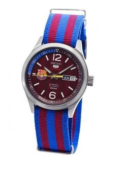 SEIKO Barcelona Automatic Men's Watch Fabric Strap รุ่น SRP305K1