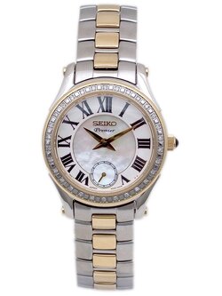 นาฬิกาSEIKO Premier ผู้หญิงเพ็ชรแท้ 30เม็ด รุ่น SRKZ86P1 ของใหม่พร้อมกล่องและใบรับประกัน