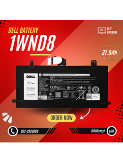 Battery Dell Latitude 5285 Tablet , 3-Cell 31.5Wh, แบตเตอรี่ Dell 1WND8 ของแท้รับประกันศูนย์ Dell Thailand ราคาไม่แพง