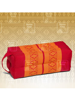 หมอนหนุนดี มีหูหิ้ว,โยคะ,The original Khit Rectangle health Pillow Thai Bolster Lumber 33x15x10 cm