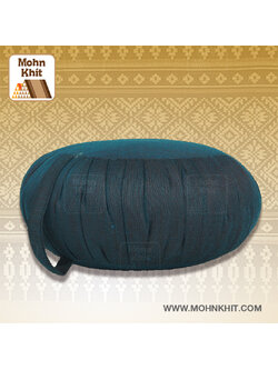 เบาะนั่งกลมผ้าทอสีกรมท่า เบาะโยคะ เบาะสมาธิ 40x40x20 Cm //Small wave maditation mattresses Cushions Khit Pillow Kapok100%