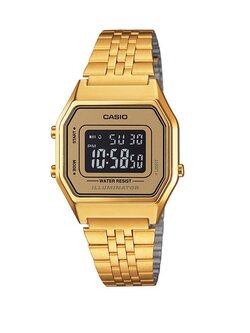Casio นาฬิกาผู้หญิง สายสแตนเลส รุ่น LA680WGA-9BDF - สีทอง