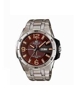 Casio EDIFICE ANALOG นาฬิกาผู้ชาย สายสแตนเลส รุ่น EFR-104D-5AVUDF