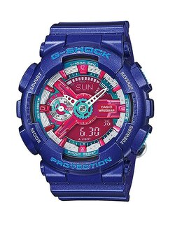 Casio G-Shock นาฬิกาข้อมือผู้ชาย สายเรซิ่น รุ่น GMA-S110HC-2ADR - Blue