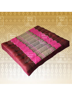 เบาะสมาธิหนาขนาดใหญ่50x50x7Cm ,Large special wave maditation mattresses Cushions Khit Pillow Small Kapok100%