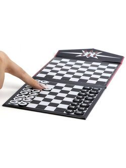 หมากรุกสากลแม่เหล็กพกพา Mini Chess (Pocket book-Style Travel Edition)