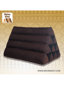 หมอนสามเหลี่ยม10ช่อง 50x28x30Cm.Decorate design Triangle kapok Traditional Floor Cushions 10 holes.