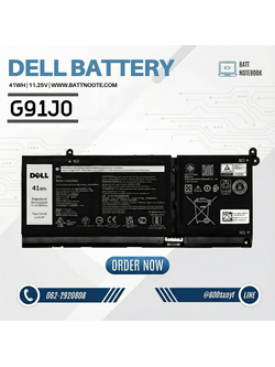 Battery Dell Vostro 15 3515, 3-Cell 41Wh, แบตเตอรี่ G91J0 ของแท้รับประกันศูนย์ Dell Thailand ราคาไม่แพง