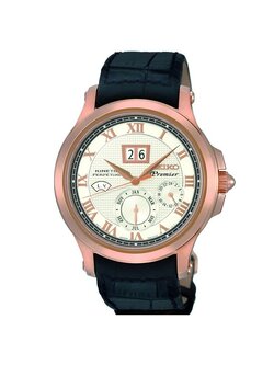 นาฬิกาข้อมือผู้ชายSeiko รุ่น SNP050P - สายหนังสีดำ