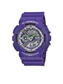CASIO G-Shock นาฬิกาข้อมือผู้ชาย สีม่วง สายเรซิ่น รุ่น GA-110DN-6ADR