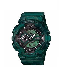 Casio G-Shock นาฬิกาข้อมือผู้ชาย สายเรซิ่น รุ่น GA-110CM-3AER - Green