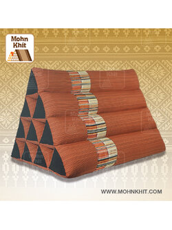 หมอนสามเหลี่ยม10 ช่องจัมโบ้ผ้าแคนวาสใยสังเคราะห์ 55cmx38cmx40cm// Triangle synthetic fibersTraditional Floor Cushions