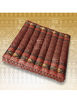 เบาะสมาธิหนาขนาดใหญ่ผ้าพิเศษ 50x50x7Cm ,Large special wave maditation mattresses Cushions Khit Pillow Small Kapok100%