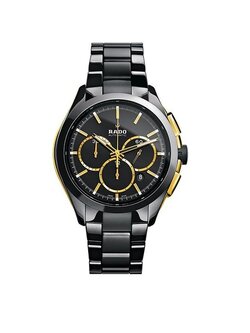 Rado Hyperchrome Chronograph Black Dial Black Ceramic Men's Watch รุ่น R32277152