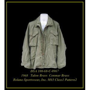 เสื้อทหาร M65 สีเขียว OG -107 Class1