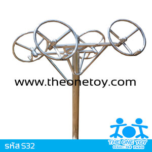 อุปกรณ์บริหารข้อมือ-แขน-ไหล่ (แบบหมุนวงล้อ)