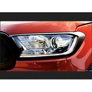 ครอบไฟหน้าฟอร์ดเรนเจอร์ Ford Ranger สีดำด้าน