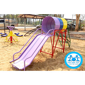 ถังลอดกระดานลื่นเดี่ยว