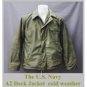 เสื้อทหารสหรัฐ USN A-2 DECK JACKET
