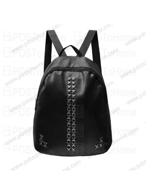 กระเป๋า เป้ กระเป๋าสะพายหลัง ผู้หญิง ใบ เล็ก หนังนิ่ม แต่งอะไหล่ เส้นไขว้ สไตล์นางเอกซีรี่เกาหลี